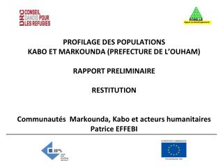 PLAN DE PRESENTATION