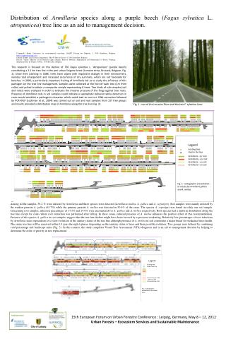 15th European Forum on Urban Forestry Conference : Leipzig , Germany, May 8 – 12, 2012