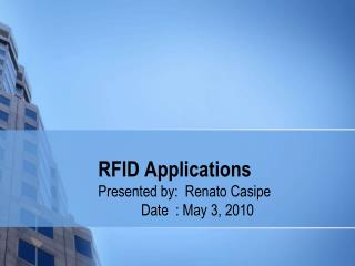 RFID Applications