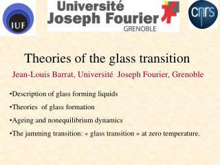 Theories of the glass transition