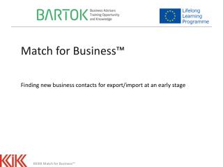 Match for Business™