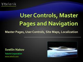 User Controls, Master Pages and Navigation