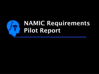 NAMIC Requirements Pilot Report