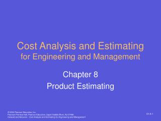 Cost Analysis and Estimating for Engineering and Management