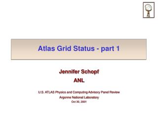 Atlas Grid Status - part 1