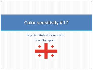 Color sensitivity #17