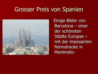Grosser Preis von Spanien