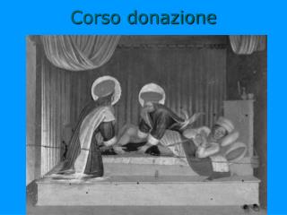 Corso donazione