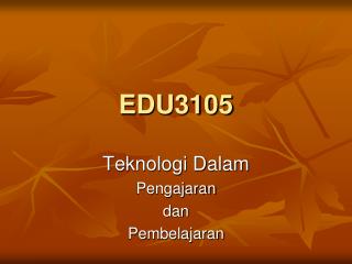 EDU3105