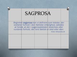 SAGPROSA
