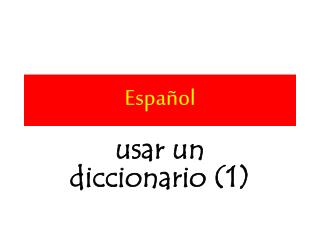 Espa ñol