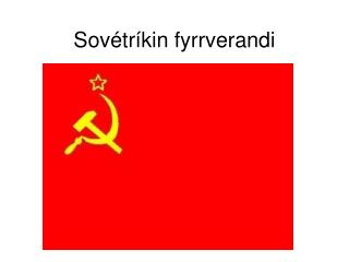 Sovétríkin fyrrverandi