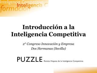 Introducción a la Inteligencia Competitiva