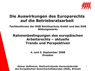 Die Auswirkungen des Europarechts auf die Betriebsratsarbeit