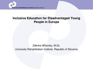 Inclusive Education for Disadvantaged Young People in Europe