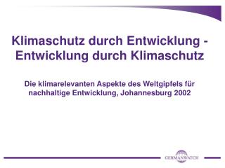 Globaler Klimaschutz seit 1992