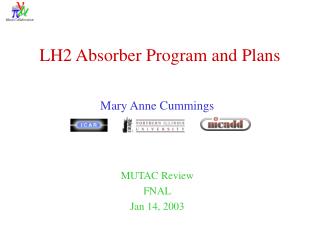 LH2 Absorber Program and Plans