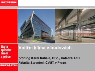 Vnitřní klima v budovách