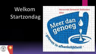 Welkom Startzondag