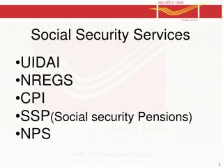 Social Security Services
