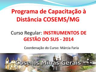 Programa de Capacitação à Distância COSEMS/MG