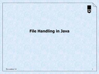 File Handling in Java