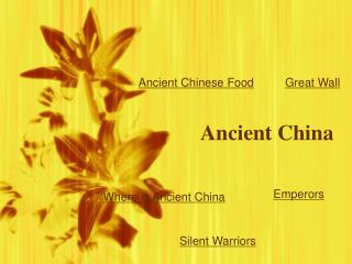 Ancient China