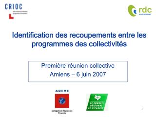 Identification des recoupements entre les programmes des collectivités