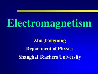 Electromagnetism