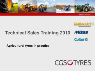 Agricultural tyres in practice