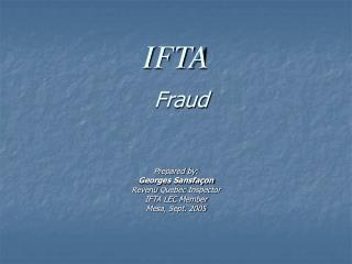 IFTA Fraud