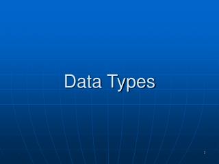 Data Types