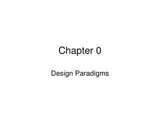 Chapter 0