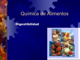 Química de Alimentos