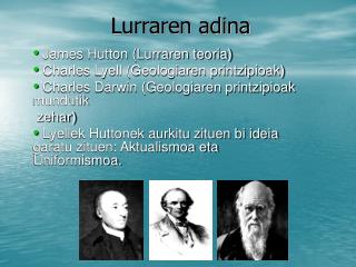 Lurraren adina