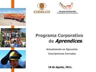 Programa Corporativo de Aprendices .