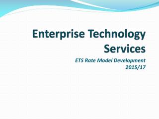 Enterprise Technology Services