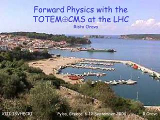 Forward Physics with the TOTEM  CMS at the LHC