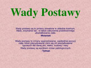 Wady Postawy