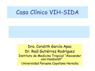 Caso Clínico VIH-SIDA