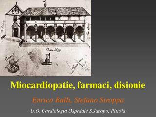 Miocardiopatie, farmaci, disionie