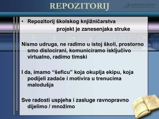 REPOZITORIJ