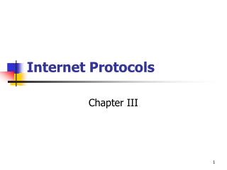 Internet Protocols