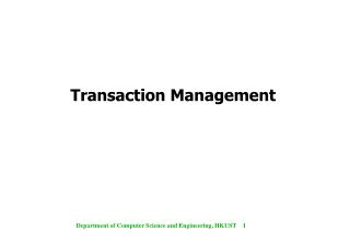 Transaction Management