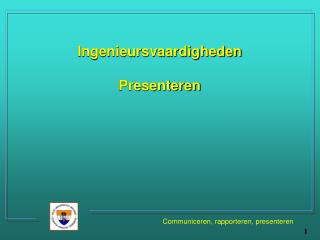 Ingenieursvaardigheden Presenteren