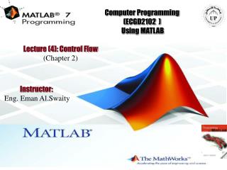 Computer Programming (ECGD2102 ) Using MATLAB