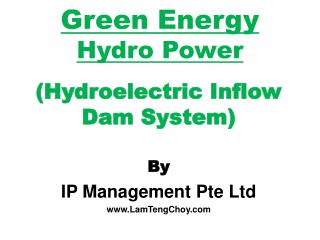 Green Energy Hydro Power