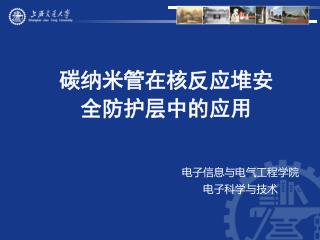碳纳米管在核反应堆安全防护层中的应用