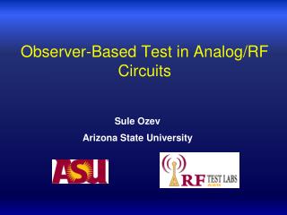 Observer-Based Test in Analog/RF Circuits