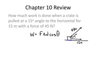 Chapter 10 Review